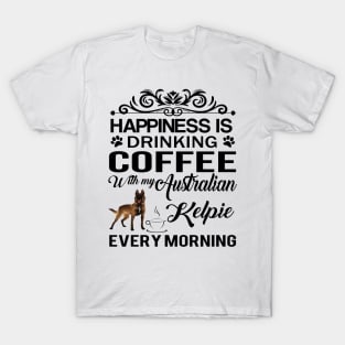 Coffee with Australian Kelpie T-Shirt
